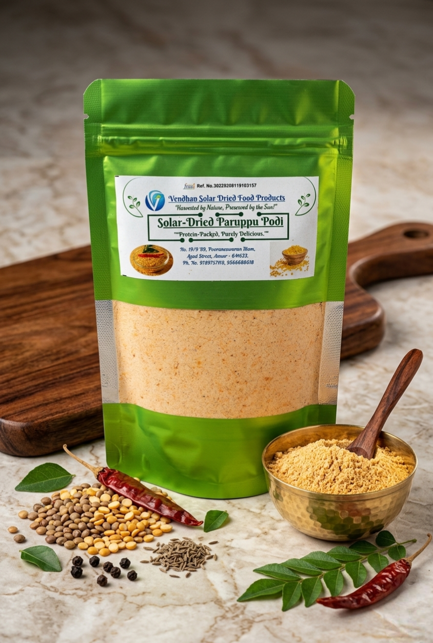 Solar-Dried Paruppu Mix Powder