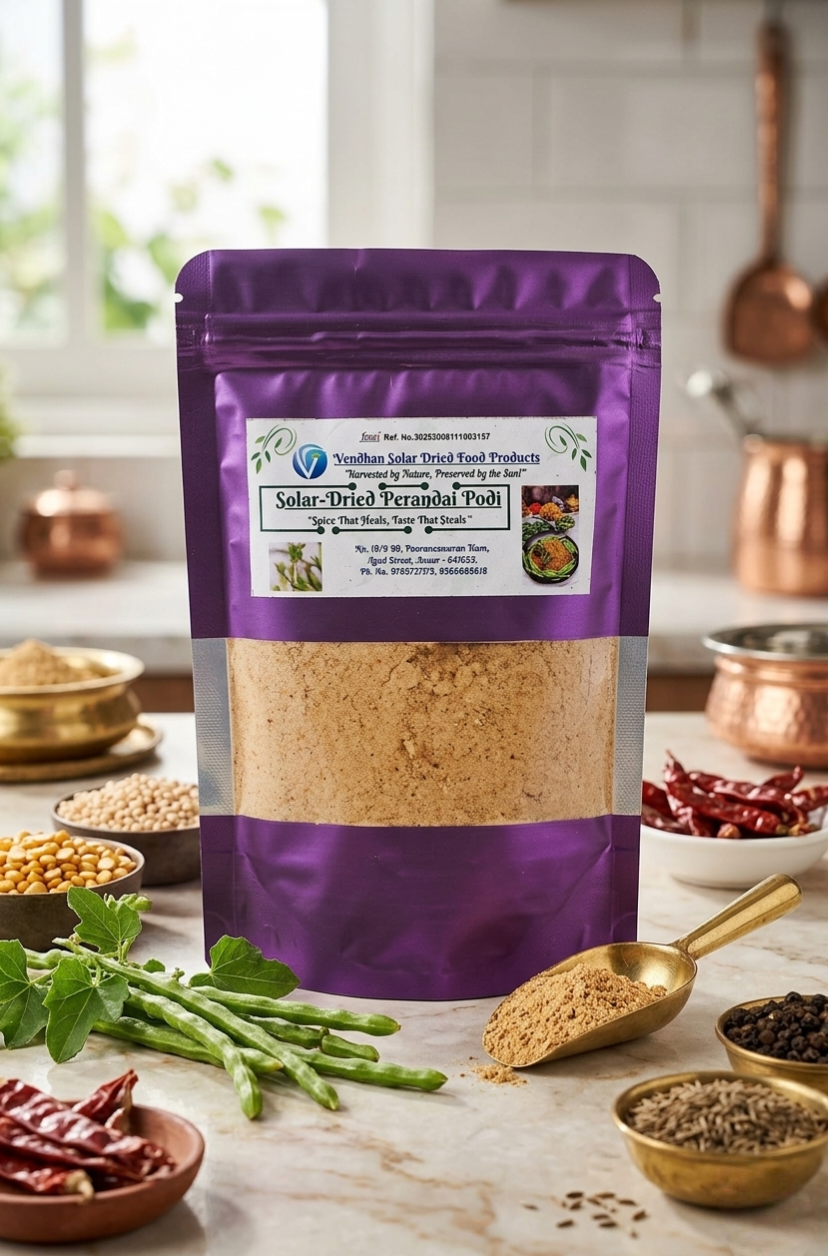 Solar-Dried Perandai Powder