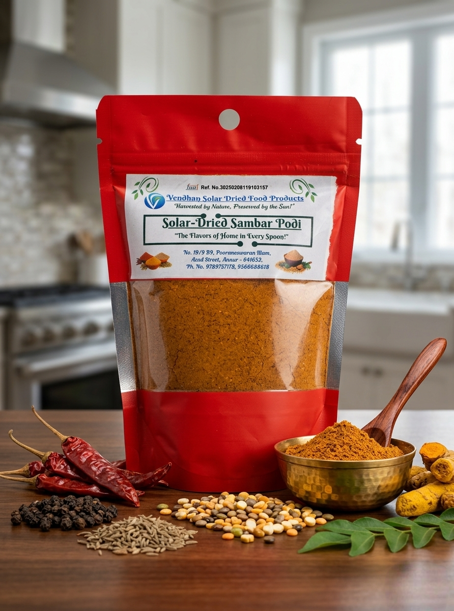 Solar-Dried Sambar Powder